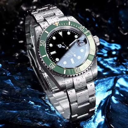 200m Waterproof Miyota8215 Automatic Men Watch Diver Watches 40mm Mechanical Movement Luminous Jubilee Strap Glide Lock Buckle