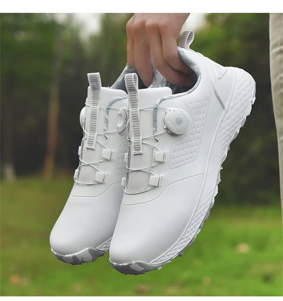 Hot Sale Waterproof Golf Shoes Unisex Outdoor Non-Slip Golf Sneakers Men Luxury Comfortable Golfer Footwear Women Walking Shoes