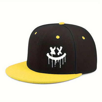 Halloween-inspireret udendørsbegivenhed: Lastbilchauffør-kasket, flad, justerbar skygge, baseballkasket, unisex, hiphop-kasket, moderigtigt hovedbeklædning