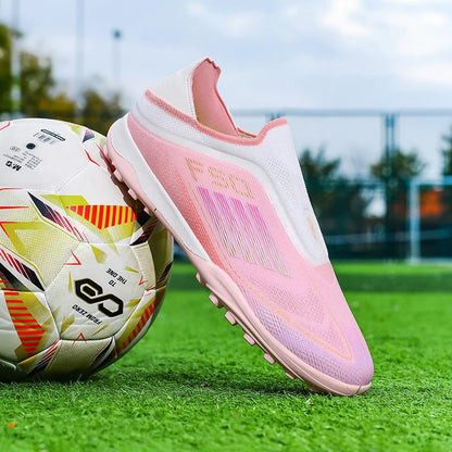 New Men Football Boots ComfortableSoccer Shoes Match Training Boys Non Slip Long Spikes Breathable Adult Cleats Outdoor Sport