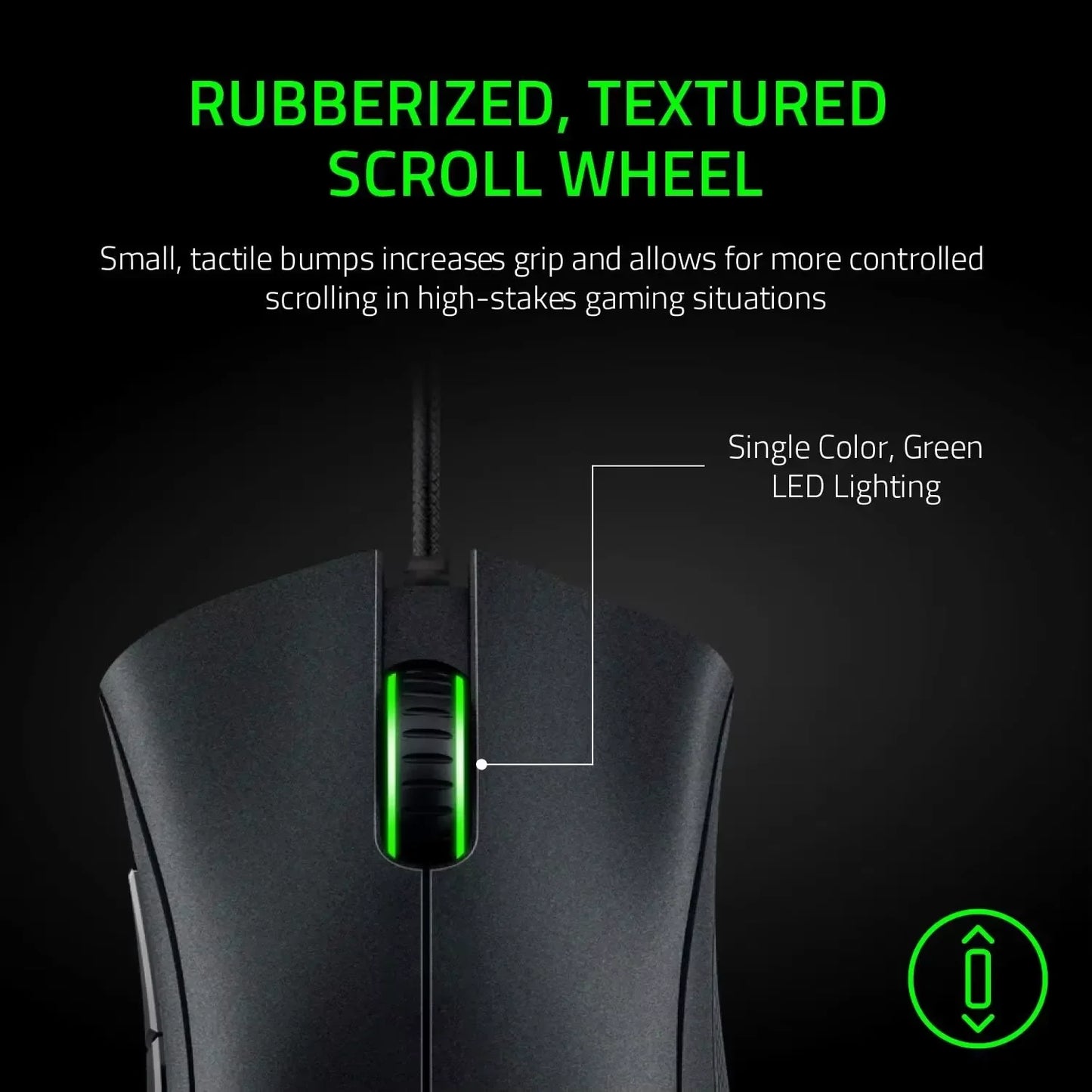 Original Razer Wired Gaming Mouse 6400 DPI Optical Gaming Mouse USB Ergonomic Gaming Mouse for PC, Laptop & Esports