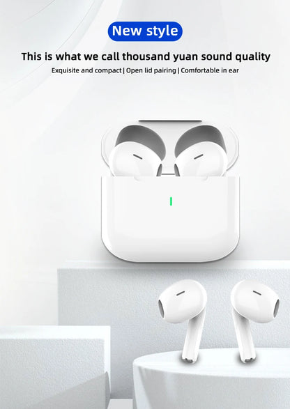 UEESFIT A6 TWS Wireless Bluetooth Earbuds with ANC, HiFi Stereo Sound, IPX5 Waterproof Sports Earphones, Touch Control Headphones with Mic