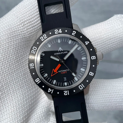 STEELFLIER SF793 NEW Automatic Mechanical Luxury Wristwatch NH34 Movement Synthetic Sapphire 20Bar Waterproof Men Luminous Watch