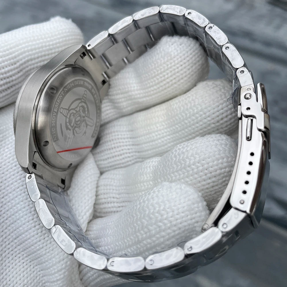 STEELFLIER Official SF792 GMT Mechanical Dive Watches Super Luminous NH34 Movement 20Bar Waterproof Luxury Stainless Steel Watch