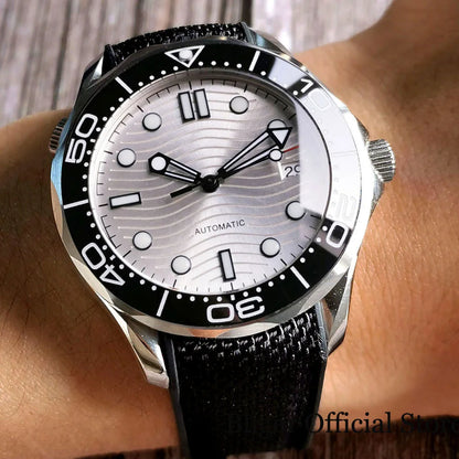 BLIGER Luxury 41mm Mechancial Men Watch Sapphire Glass NH35AMIYOTA PT5000 Movement Steel Bracelet Ceramic Bezel Date Function