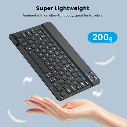 Wireless Keyboard Spanish French Azerty Russian Korean With N Mini Bluetooth For iPad Mac Tablet PC Phone Cell Laptop And Mouse