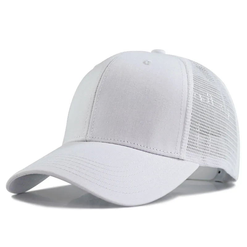 Oversize Trucker-kasket med store masker til mænd med stort hoved – XXL-baseballkasket – åndbar „Dad Hat“ – 58–60 cm, 60–65 cm