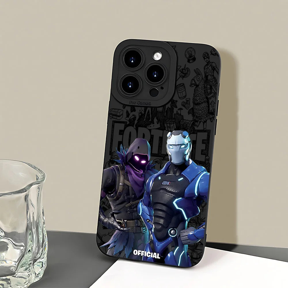 Capa de Telemóvel Fortnite para Samsung Galaxy A37 A57 A25 A56 A16 A06 A35 A05s A15 A34 A24 A05 A13 A73 A53 A23 A03 A13 4G 5G
