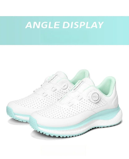 PGM Women Golf Shoes Summer Heat Dissipation Breathable Holes High Elasticity Height Outdoor Sports Sneakers XZ430