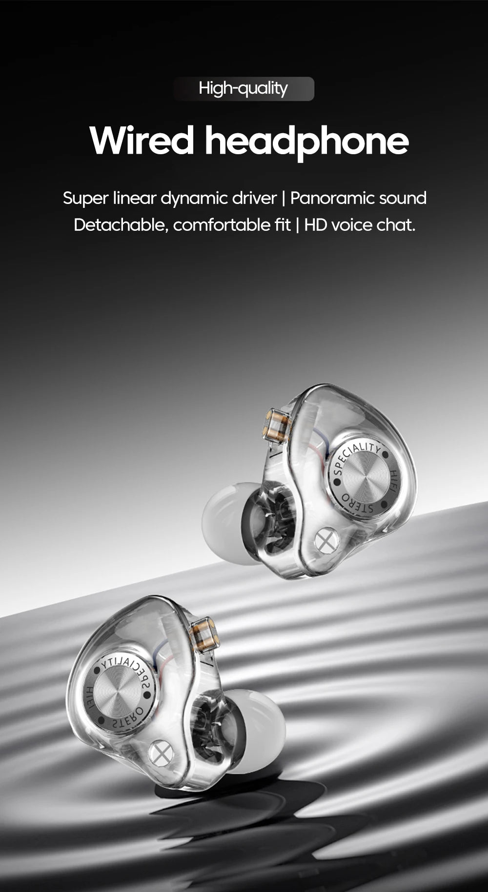 Original 15D Super Bass In-Ear Headphones with Mic – Type-C & 3.5mm AUX Wired Gaming Earphones, Noise Cancelling HiFi Deep Bass Headset for iPhone & Android