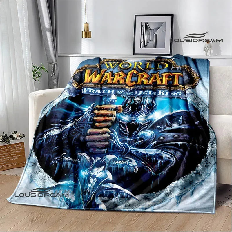 Game World of Warcraft Printed Blanket Picnic blanket Warm Flannel blankets Home bed linings blankets for beds Birthday Gift
