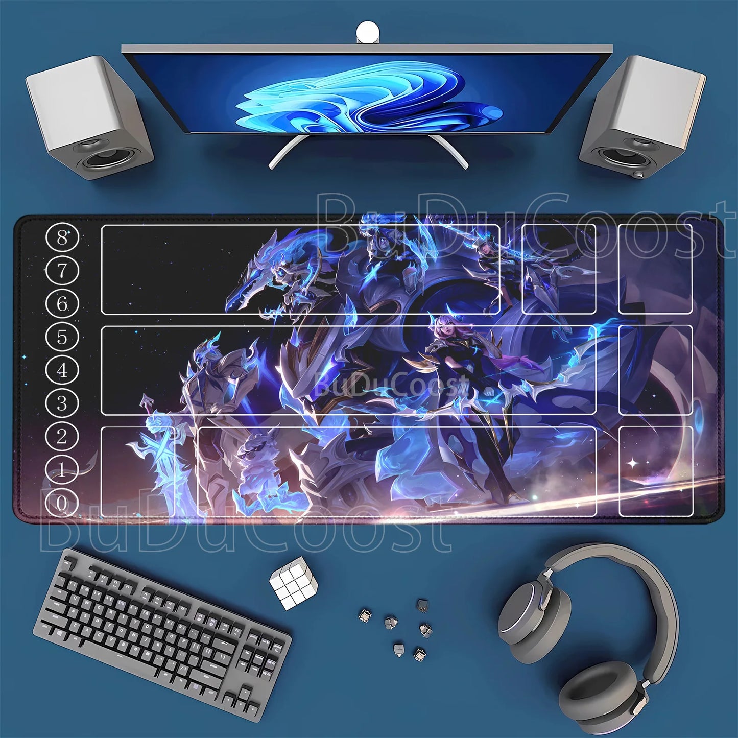 HD Printing playmat League of Mouse Pad Legends Riftbound Series TCG LOL Card 600x350mm office Stitched Edge Board Game Desk Mat