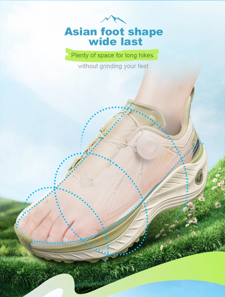 Zapatillas de running para exterior ONEMIX: zapatillas elásticas de trail para hombre, ligeras y transpirables; zapatillas para mujer; zapatillas informales para pareja; zapatillas impermeables.