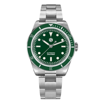 San Martin Vintage 38mm 6200 Diver Watch New Upgraded for Men Luxury NH35 Automatic Mechanical Sapphire Waterproof 200m Relojes