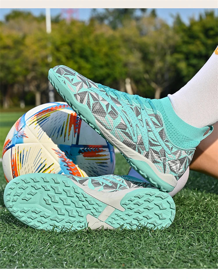 Męskie buty piłkarskie, oddychające, sportowe, treningowe, z kolcami, do futsalu, na sztuczną murawę i trawę, z dostawą bezpośrednią do klienta