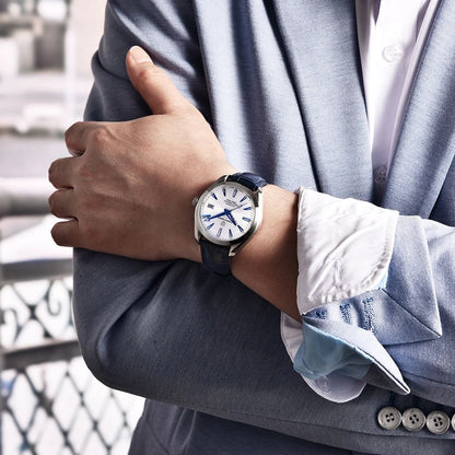 Relógio de luxo para homem PAGANI DESIGN – Modelo automático mecânico (calibre 8215), em aço inoxidável, estanque, com indicador de data e ponteiros luminescentes