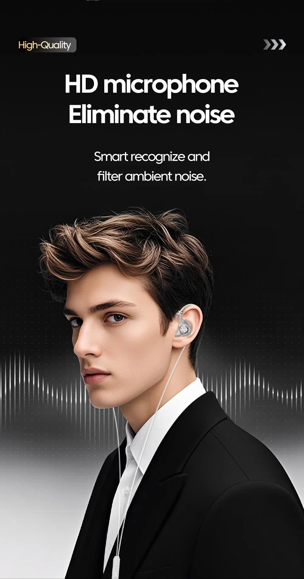 Original 15D Super Bass In-Ear Headphones with Mic – Type-C & 3.5mm AUX Wired Gaming Earphones, Noise Cancelling HiFi Deep Bass Headset for iPhone & Android