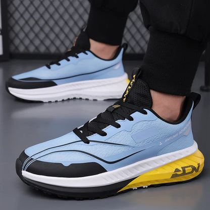 Chaussures de marche pour homme, outdoor, antidérapantes, de bonne qualité, tendance, plates, résistantes à l'usure, respirantes, baskets décontractées, sportives, chaussures de course pour homme
