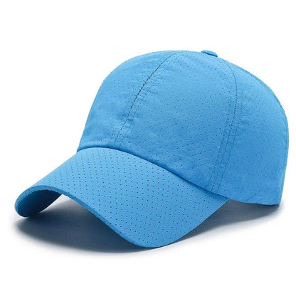 Mesh Quick Dry Cap – Herre-løbe- og sportsbaseballkasket – Dame-golf- og tennis-kasket – Udendørs jogging-kasket – Åndbar solhat