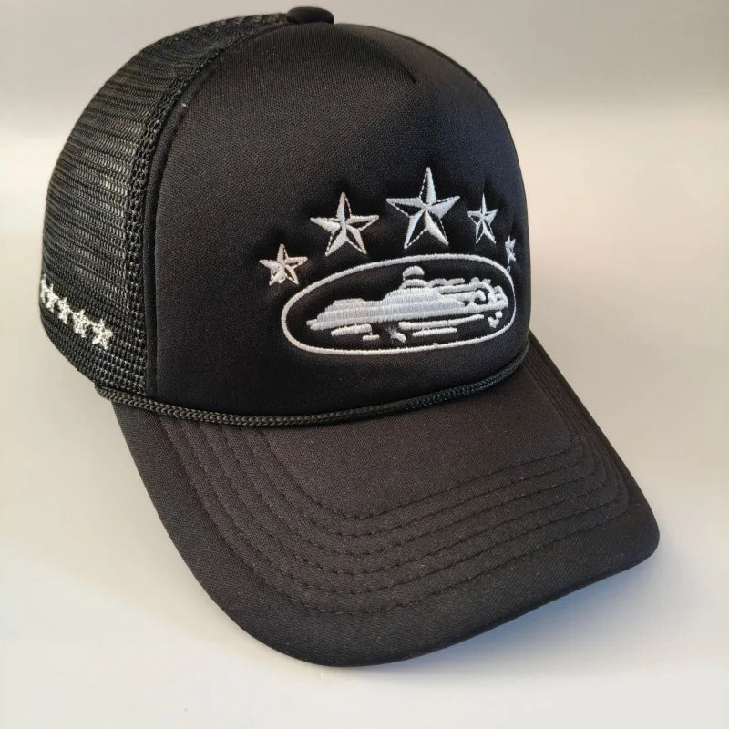 New Unisex Print Baseball Hats New Unisex Hip Hop Breathable Personal Sunshade Mesh Versatile Street Fashion Trucker Caps