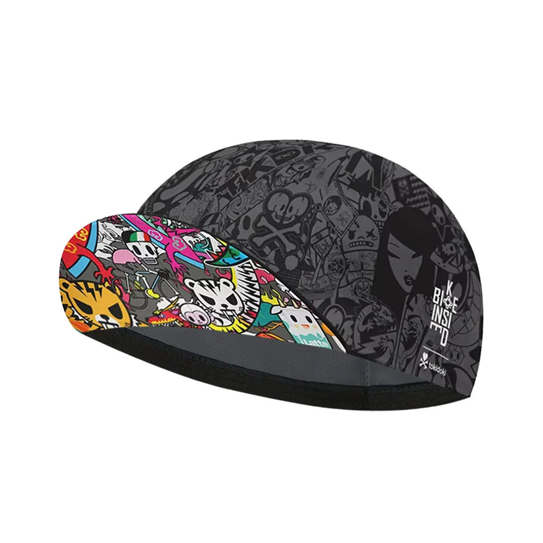 Cappellini da ciclismo alla moda, estivi, traspiranti, sportivi, in poliestere ad asciugatura rapida, neri e blu, in stile classico retrò, da corsa