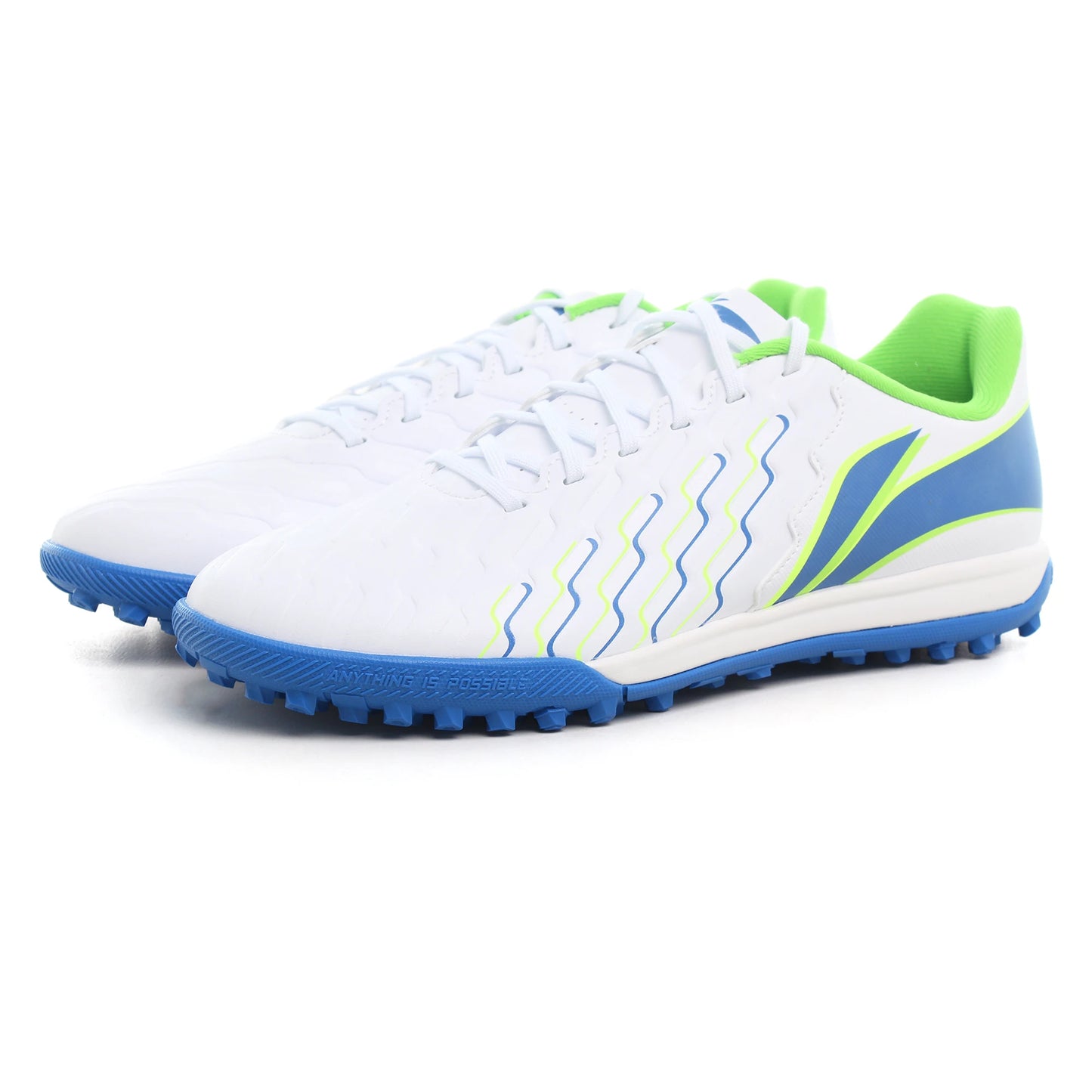 Li-Ning Men's Soccer Shoes Cushion Sports Stable Support Anti-Slippery Wearable LiNing Comfortable Football Sneakers YSTU005