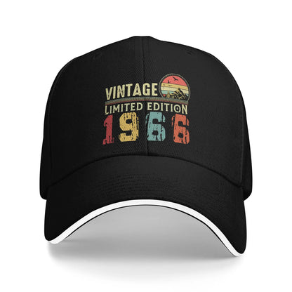 Uomo Donna Nati in epoca vintage 60 anni divertente 60° compleanno Cappello Cappellino da baseball Cappello da sole Copricapo da viaggio