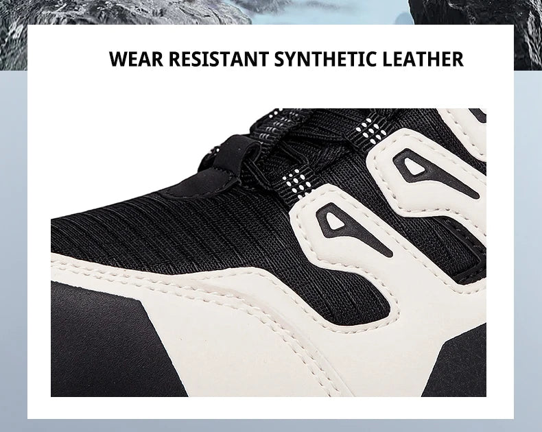 Lightweight Anti-slip Hiking Shoes Magnetic Closure Outdoor Adventure Sneakers