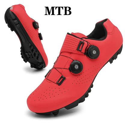Professional Mountain Bike Cycling Shoes MTB Flat Cleat SPD Shoes Outdoor Self-Locking Big Size 47 Racing Bicycle Sneakers Men