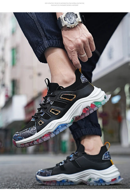 2023 new Shoes For men Sneakers Male casual Mens Shoes tenis Luxury shoes Trainer Race Breathable Shoes fashion loafers running