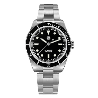 San Martin Vintage 38mm 6200 Diver Watch New Upgraded for Men Luxury NH35 Automatic Mechanical Sapphire Waterproof 200m Relojes