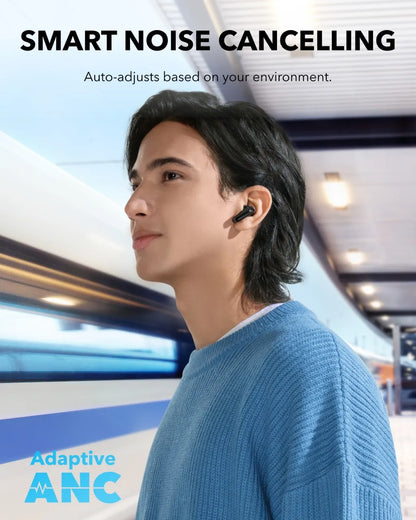 Soundcore P40i by Anker Wireless Earbuds with ANC, BassUp Technology, 60H Playtime & Bluetooth 5.3