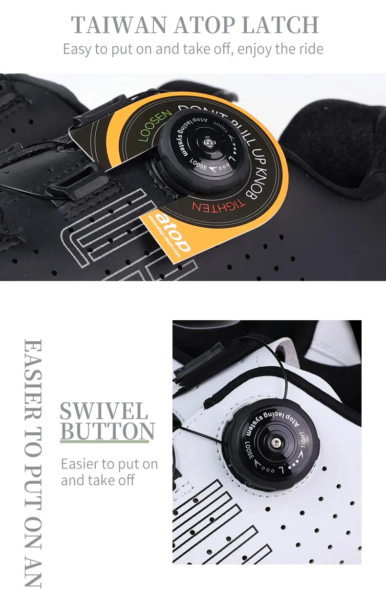 LAMEDA Pro Cycling Shoes Lock Shoes Road Bike Men and Women Hard Sole Bicycle Special Cycling Shoes MTB Bicycle Team Lock Shoes