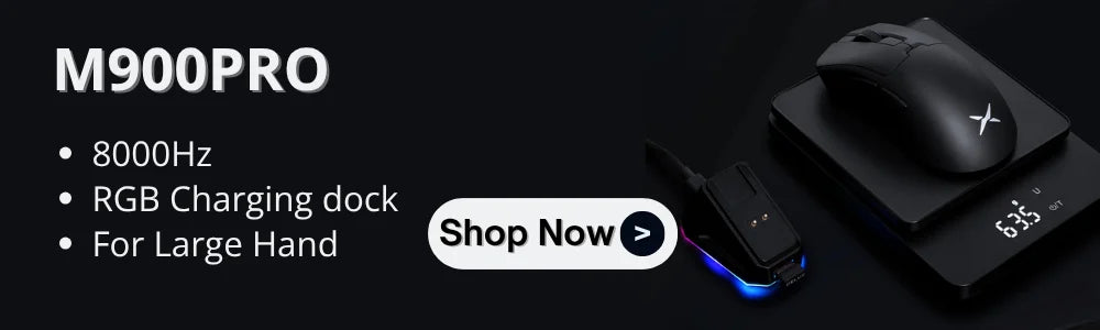 Delux M800mini Wireless Gaming Mouse 46g Lightweight PAW3395 Sensor 26000 DPI, 1000Hz Polling Rate Gaming Mouse for PC Gamer
