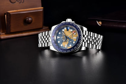 PAGANI DESIGN V4 40MM GMT NH34 Luxury Men's Watches Top Fashion Automatic Mechanical Watches for Men Sapphire Waterproof Clock