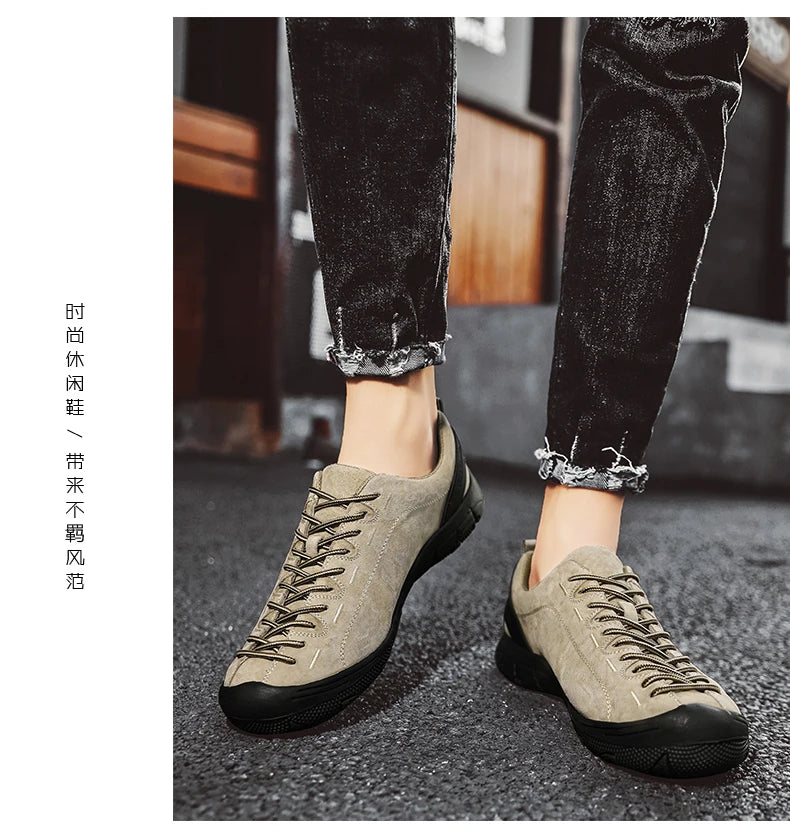 High Quality Trekking Sneakers For Men Walking Shoes Low-cut Men's Hiking Shoes Outdoor Non-Slip Sports Shoes Man Large Size 47
