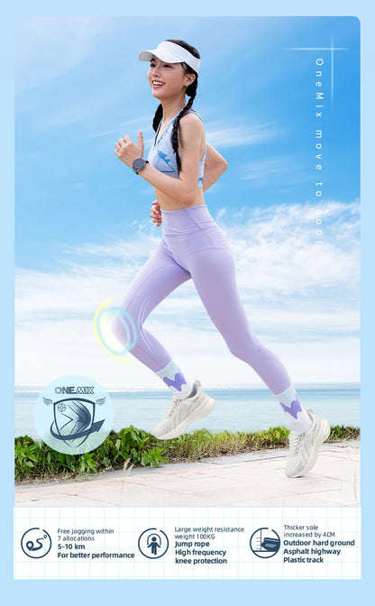 ONEMIX Neue Laufschuhe mit Top-Dämpfung für Herren – Sportschuhe für Training und Outdoor – rutschfeste, strapazierfähige Sneaker für Herren