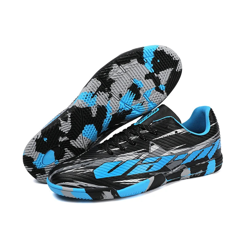 Nouvelles chaussures de football pour hommes, baskets de match, chaussures de soccer antidérapantes, chaussures de sport pour terrain gazonné, chaussures d'entraînement professionnelles, ultra-légères, unisexes.