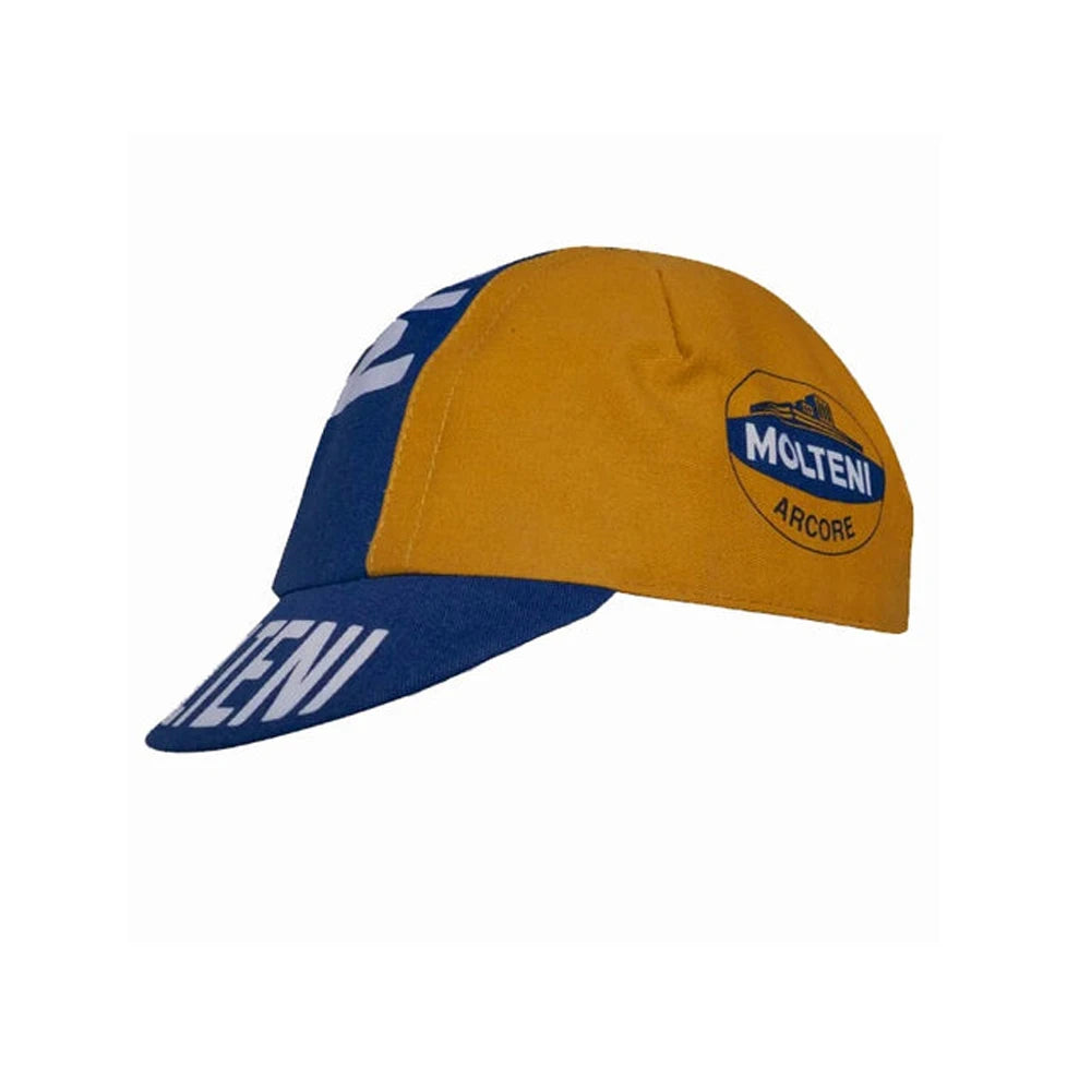 Retro Team Molteni Cycling Cap Breathable Sun Protection Outdoor Sports Hat Unisex