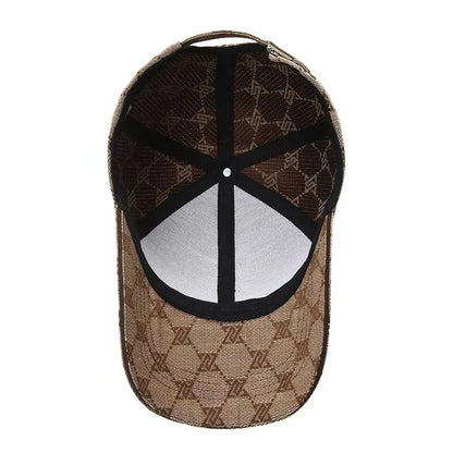 Four Seasons New Sunscreen Baseballkasket med tre syede linjer til mænd og kvinder, casual kasket, netrød, distressed, 1841 Hat
