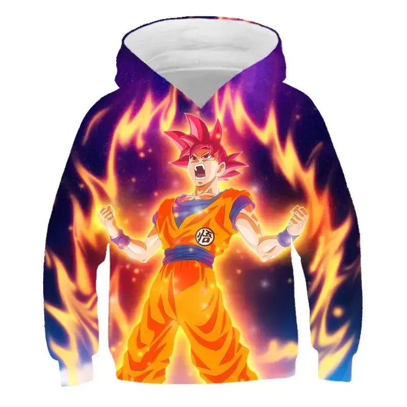 2025 Autumn Cool Dragon Ball Z Kids Boys Sweatshirts Children Casual Boy Hoodies Pullover Anime Dragon Ball Hoodie Hooded Coats. Produit gaming premium Fraquane, produits de luxe, nouvelle génération, équipement gamer.