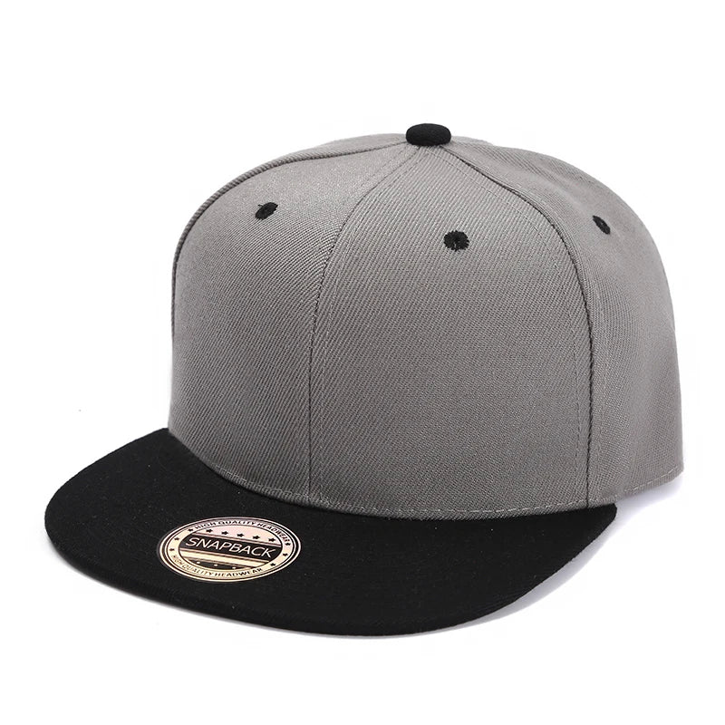Cappellino da baseball a visiera piatta con logo personalizzato stampato o ricamato, cappellino unisex da esterno, cappellino hip hop "Dad Hat", gorras da uomo, cappellino street snapback