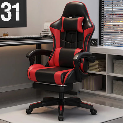 Sponge Esports Gaming Chair Internet Cafe Computer Chair Reclining Office Chair with Comfortable Rotating Design, Ergonomic Home Gaming Seat