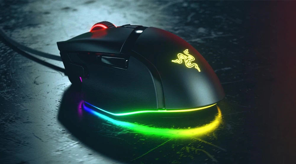 Razer Basilisk V3 Wired Gaming Mouse, 26000 DPI Optical Gaming Mouse with RGB Lighting, 11 Programmable Buttons, Ergonomic Wired Gaming Mouse for PC & Laptop
