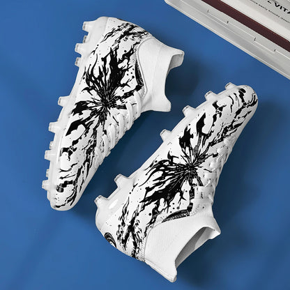Chaussures de football pour hommes AG FG, crampons légers, semelle extérieure durable et antidérapante, tige confortable en PU, entraînement en plein air