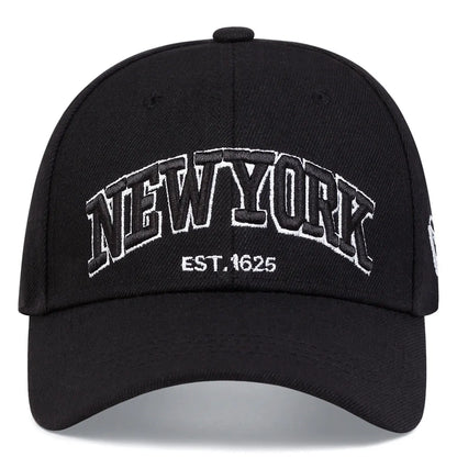 Unisex NewYork Letter Embroidery Baseball Caps Spring and Autumn Outdoor Adjustable Casual Hats Sunscreen Hat Sports Golf Cap