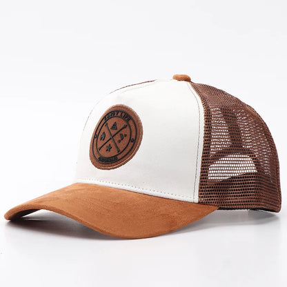 Unisex Mesh Baseball Cap for Men Outdoor Ports Adjustable Trucker Caps Fashion Curved Dad Cap Men Women Casual Breathable Sunhat