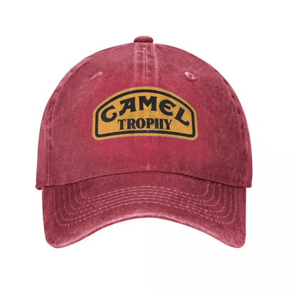 Camel Trophy Classic Logo Unisex Style Baseball Caps Distressed Washed Caps Hat Vintage Outdoor Activities Snapback Cap