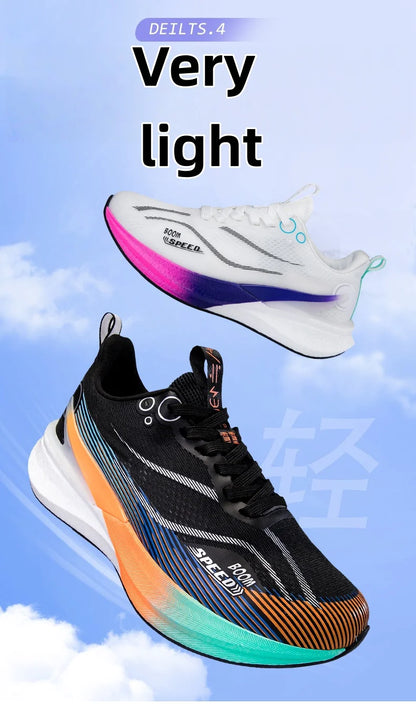 2025 professionelle Marathon-Laufschuhe für Herren und Damen mit Carbonplatte, Stoßdämpfung, ultraleichtem Design und stabilem Halt