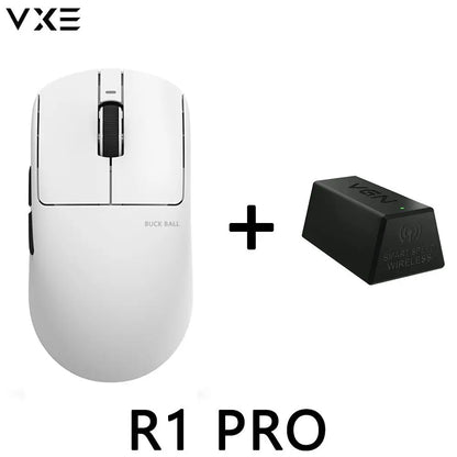 VXE Dragonfly R1 Pro Max Gaming Mouse, Wireless Bluetooth Gaming Mouse with PAW3395 Sensor, Rechargeable Lightweight Ergonomic Esports Mouse